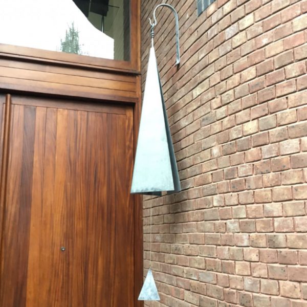 Triangulum outdoor chimes by Ian Gill