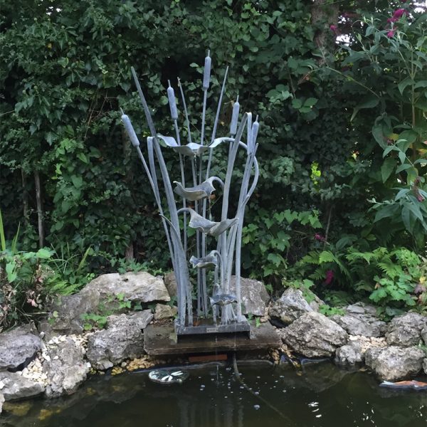 Reed & Bulrush Water Sculpture