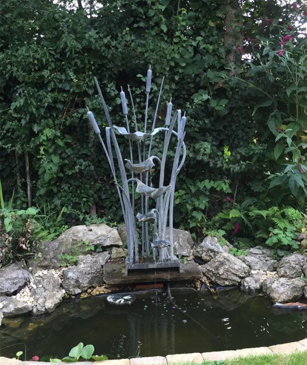 Reed & Bulrush Water Sculpture