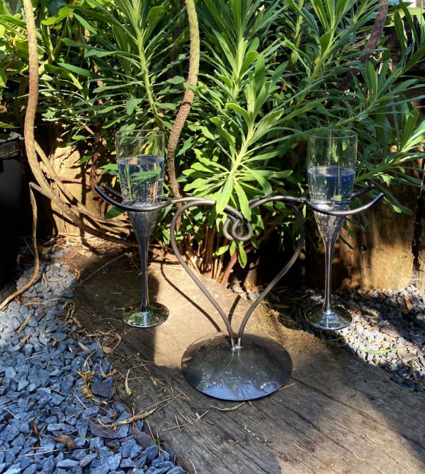 2 Glass Gin Tree Ian Gill Sculpture Artist Blacksmith