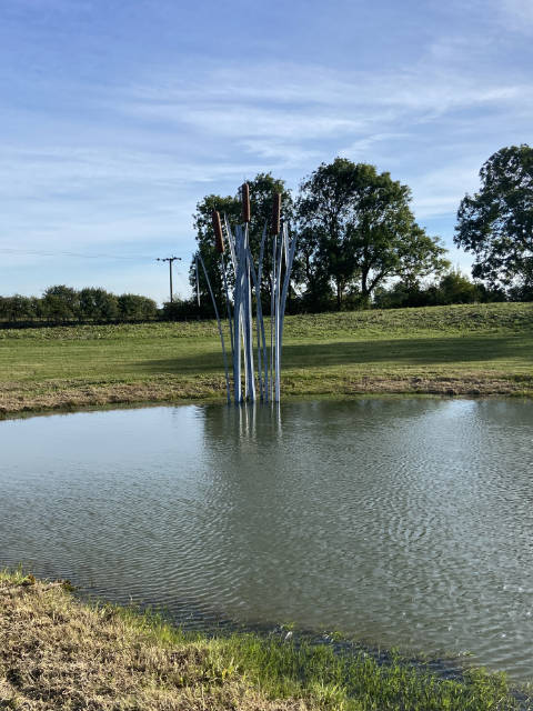 Giant Bulrush & Reed Sculpture