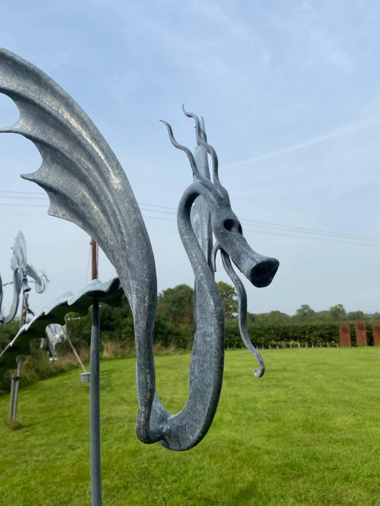 Draglin Dragon Sculpture